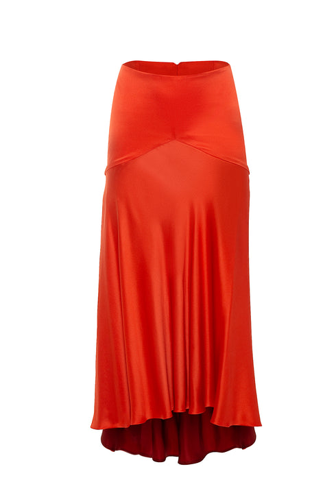 Falda Blooming Naranja Aperol